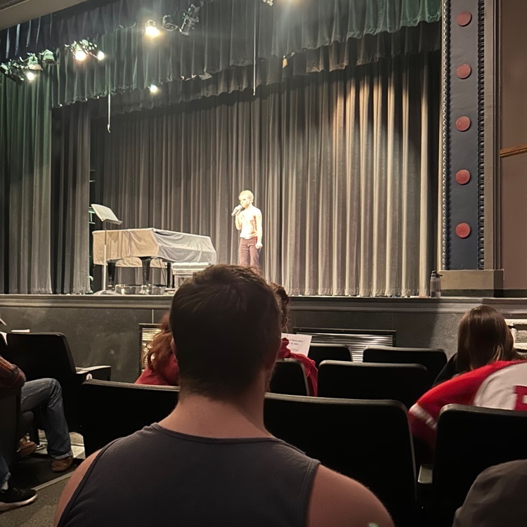 The highschool had their annual talent show today!