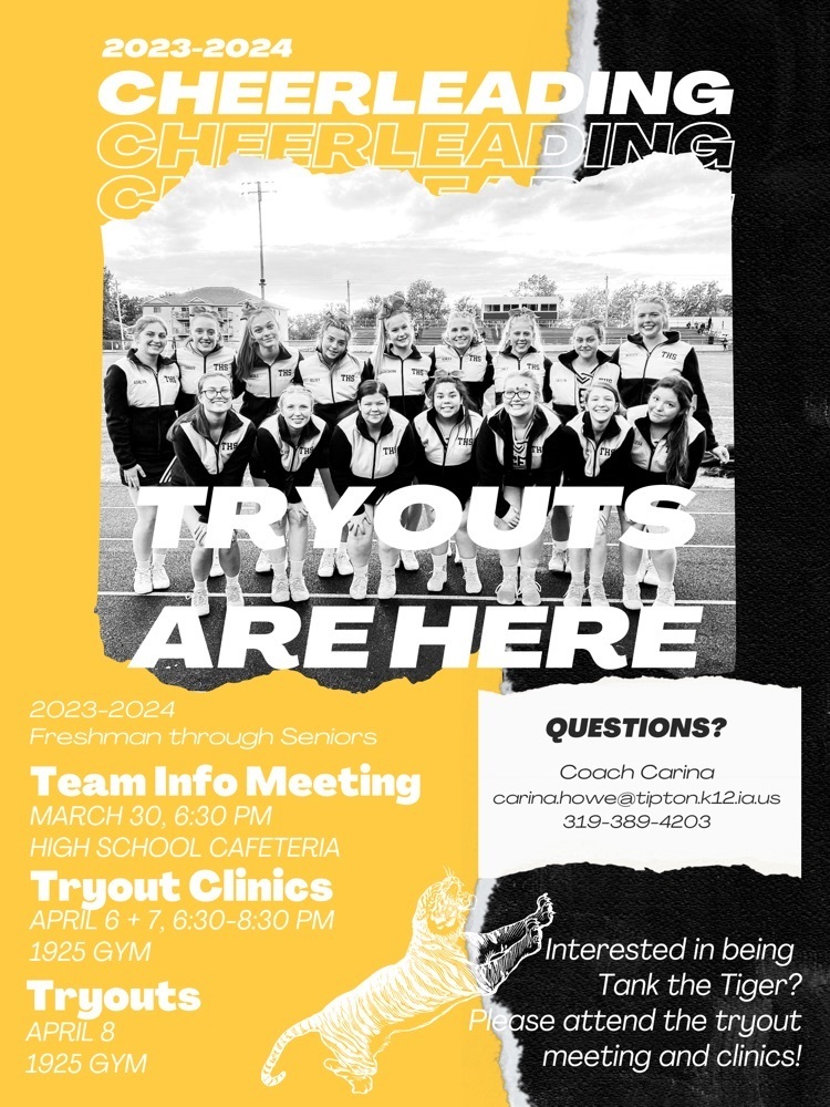 23-24 Fall Cheer Tryouts